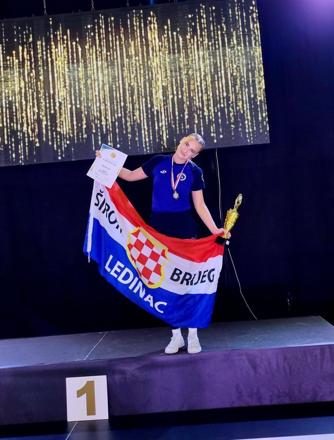 VIDEO Sportašice iz Širokog Brijega osvojile medalju za reprezentaciju Bosne i Hercegovine