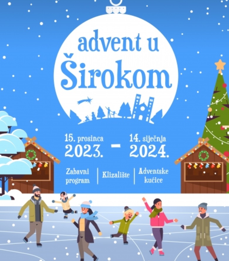 Široki Brijeg napokon isplanirao atmosferu Adventa, čak se i klizalište priprema!