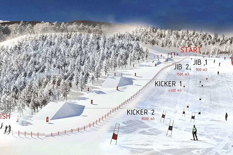 Na Bjelašnici se gradi novi snow park za ljubitelje snowboarda i freestyle skijanja