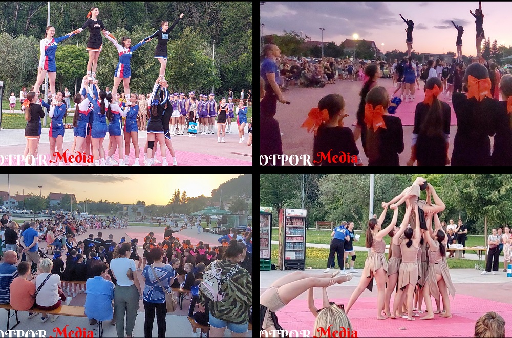 VIDEO: Cheerleadersice napravile pravi mali šou uz rijeku Lišticu