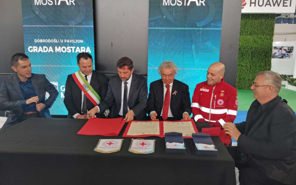 Potpisan Sporazum o međusobnoj suradnji crvenih križeva Italije i Mostara