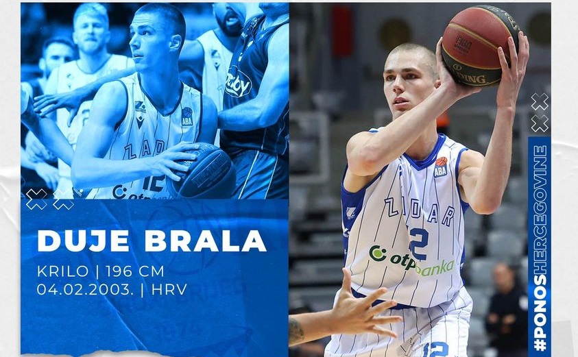 Duje Brala potpisao trogodišnji ugovor s HKK Široki
