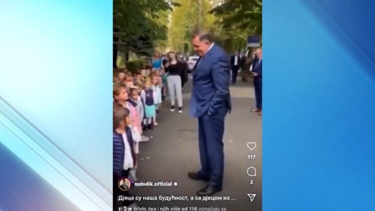 VIDEO: Djeca dočekala Dodika sa pitanjem “Đe si lopove”
