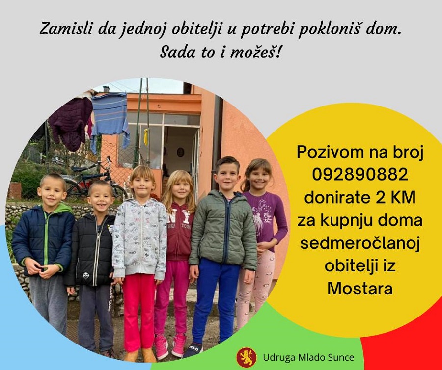 Zamisli da jednoj obitelji u potrebi pokloniš dom. Sada to i možeš!