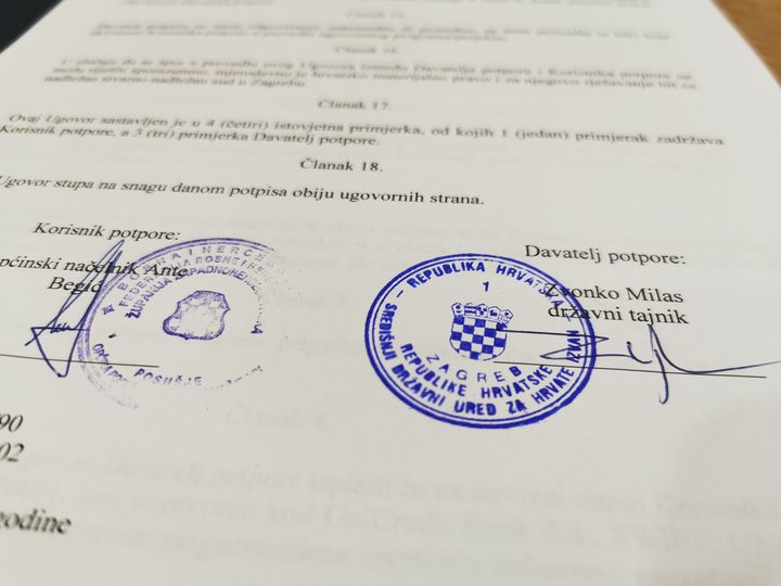 Potpisan ugovor za proširenje pomoćnog terena na Mokrom Docu vrijednog 840.000 kuna