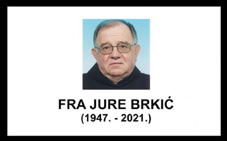 Preminuo hercegovački franjevac fra Jure Brkić