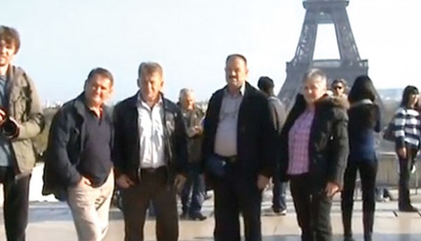 VIDEO: 25. listopada 2012. godine Hercegovci usrid Pariza Gangu s vrha Eiffelovog tornja zapivali