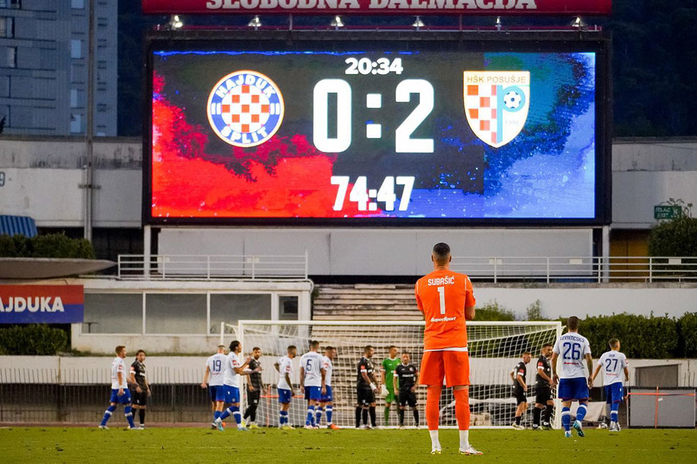 Posušje pobijedilo Hajduk na Poljudu