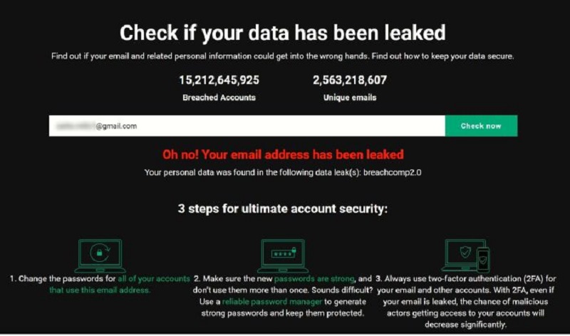 Najveća baza hakiranih e-mailova od 2,5 milijarde korisnika je javno dostupna. Provjerite svoj email!