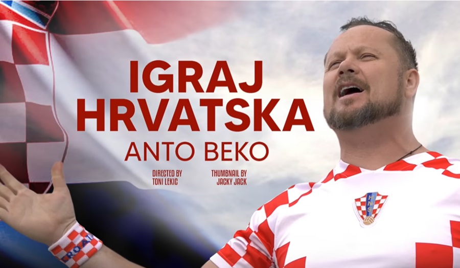 VIDEO: Novi navijački hit “Igraj Hrvatska” koji je napisao DJ Krmak a otpjevao Anto Beko