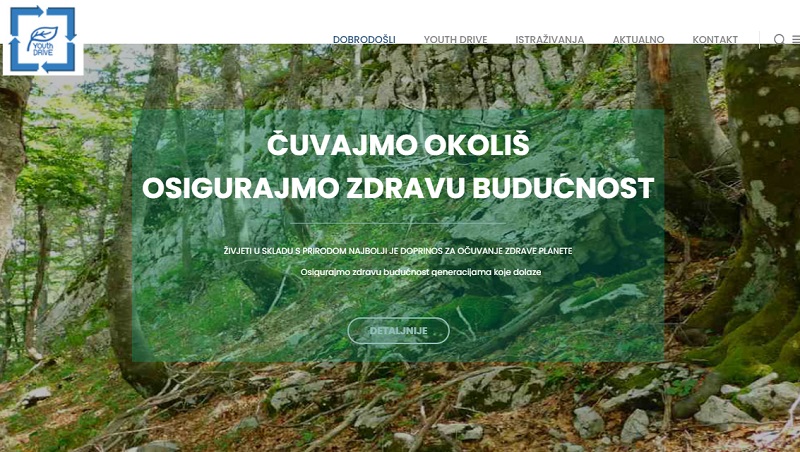 U okviru projekta „YOUth Drive“, financiranog od strane EU, pokrenuta web stranica o zaštiti okoliša