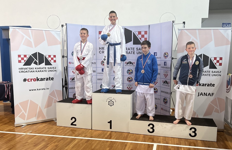 Karate klub Široki Brijeg ima 4 prvaka na Kupu Hrvatske, te 5 plasmana na Balkansko prvenstvo