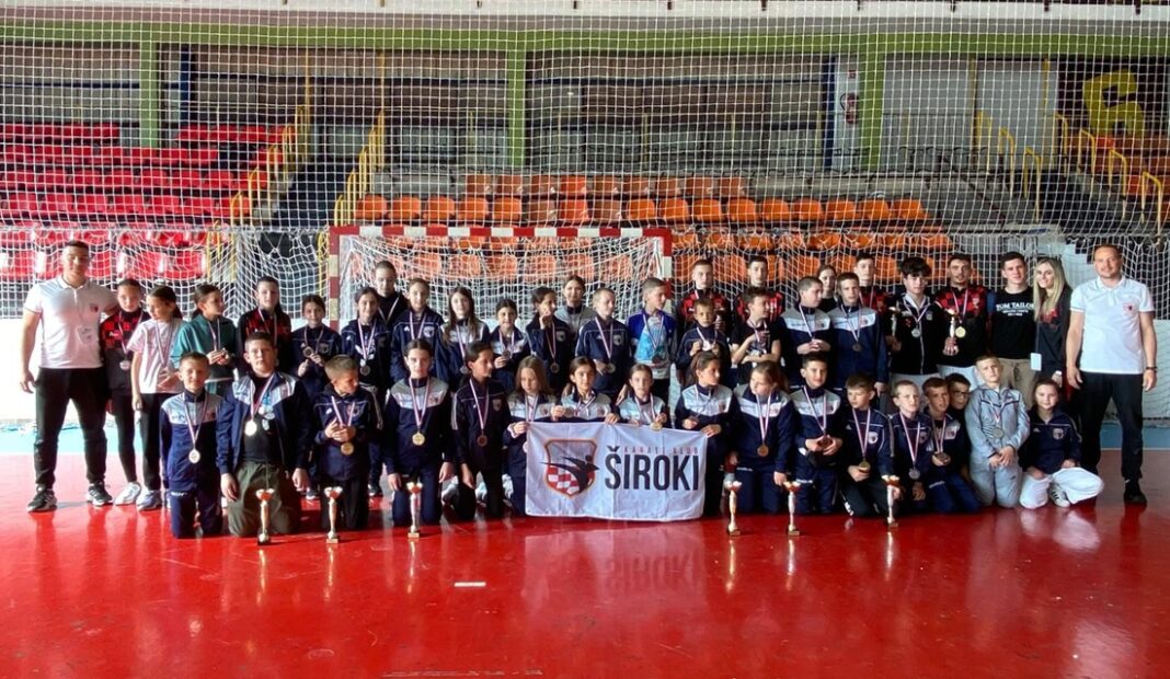 Karate klub “ŠIROKI” zauzeo visoko drugo mjesto u ukupnom poretku klubova