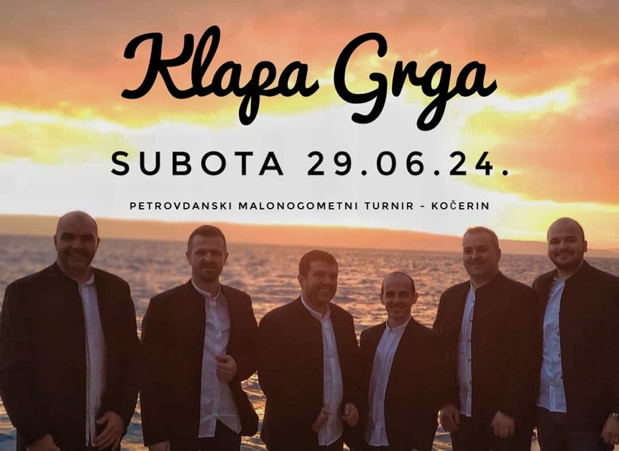 NAJAVA: Petrovdan na Kočerinu uz klapu „Grga“ iz Posušja