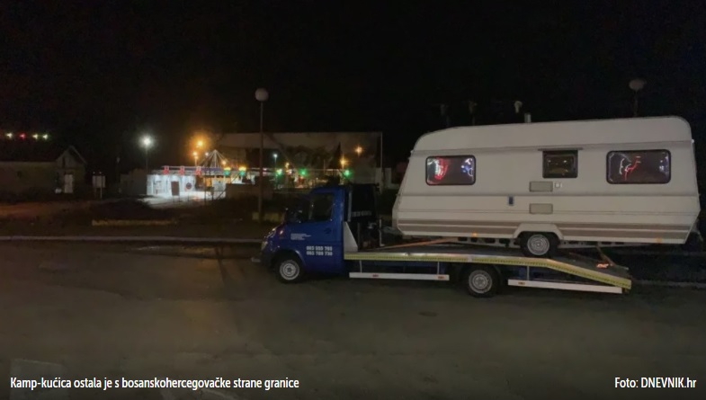 Krenuli iz Ljubuškog s kamp-kućicom prema Petrinji, carinik ih nije htio pustiti ni nakon molbi policije