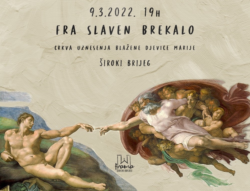 Ove korizme “USRIDU” otvara fra Slaven Brekalo, a tema predavanja nosi naziv “Tijelo”