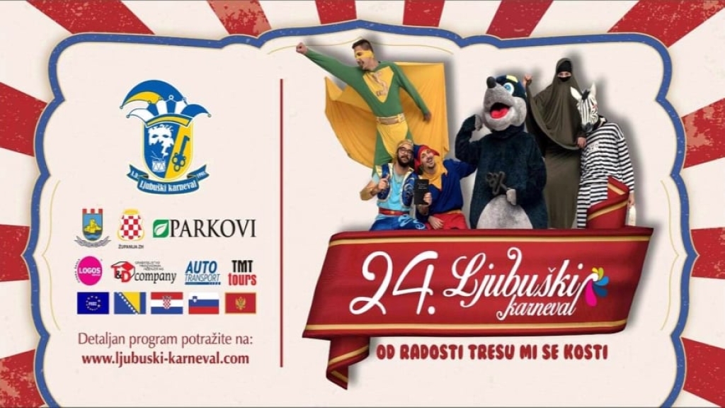 Detaljan program 24. Ljubuškog Karnevala – Gej parada je u Rimu, svi putevi vode u Ljubuški!