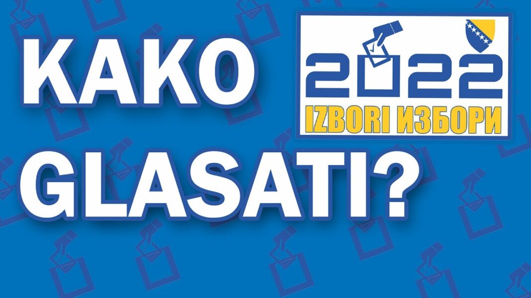 Edukativni video pojašnjenja kako glasati na predstojećim Općim izborima u BiH