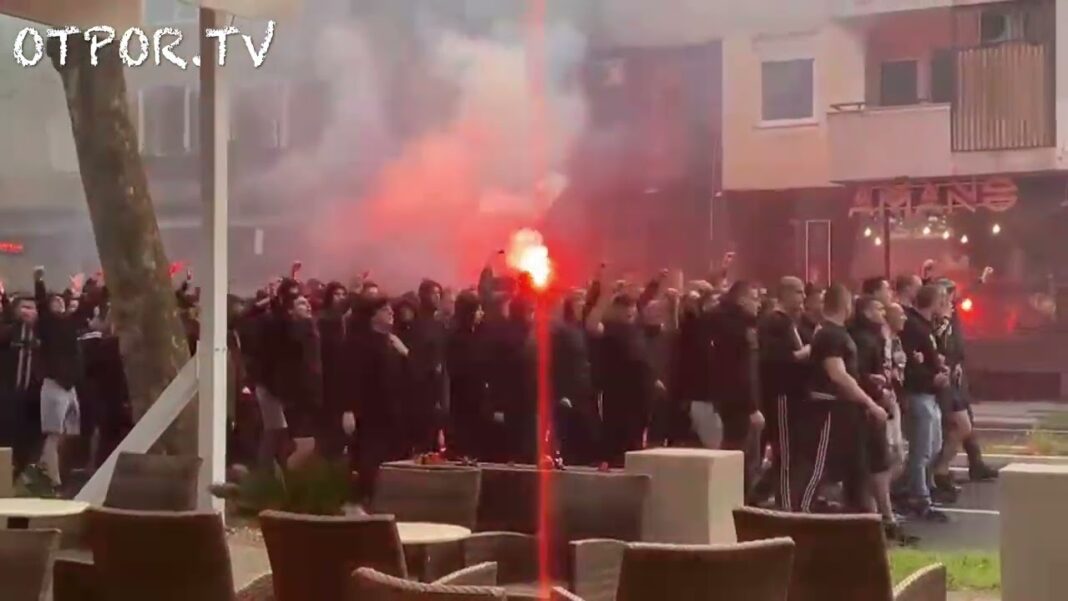 VIDEO: Navijači Zrinjskog ponosno kroz Mostar navijački promarširali na najveći mostarski derbi!