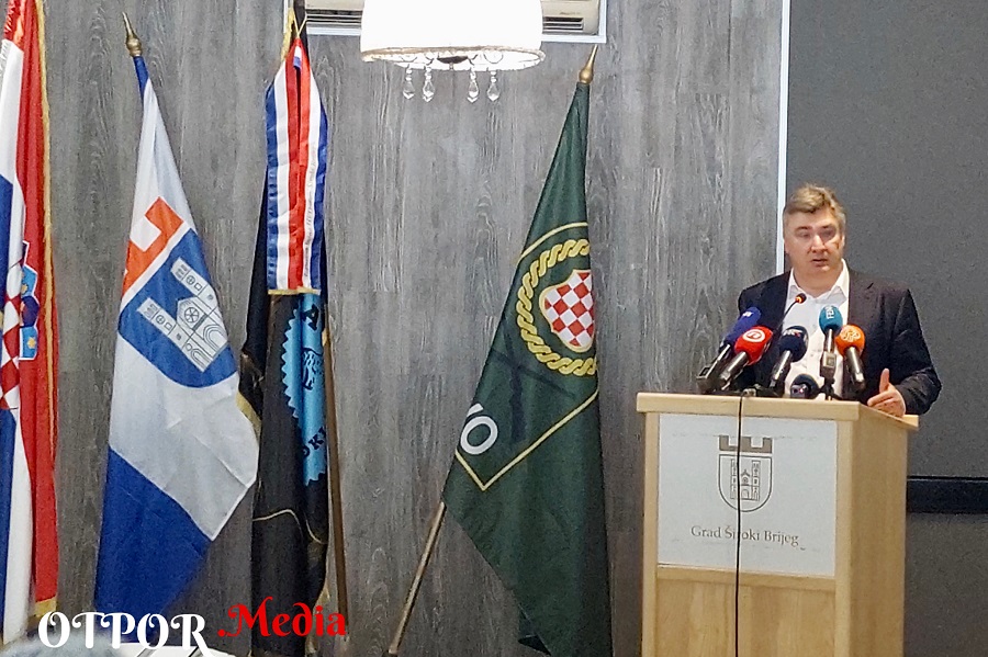 VIDEO: Govor predsjednika RH Zorana Milanovića u Širokom Brijegu