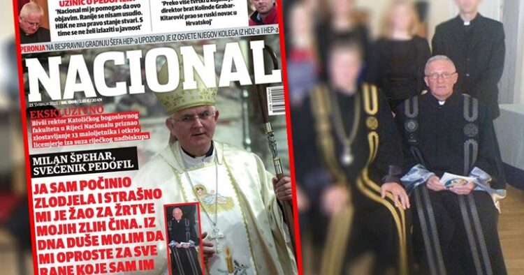 Bivši rektor Katoličkog bogoslovnog fakulteta u Rijeci Nacionalu priznao zlostavljanje 13 maloljetnika