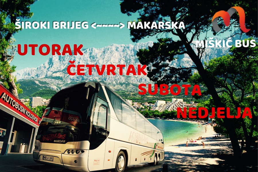 Jednodnevni izleti na more u Makarsku iz Širokog Brijega
