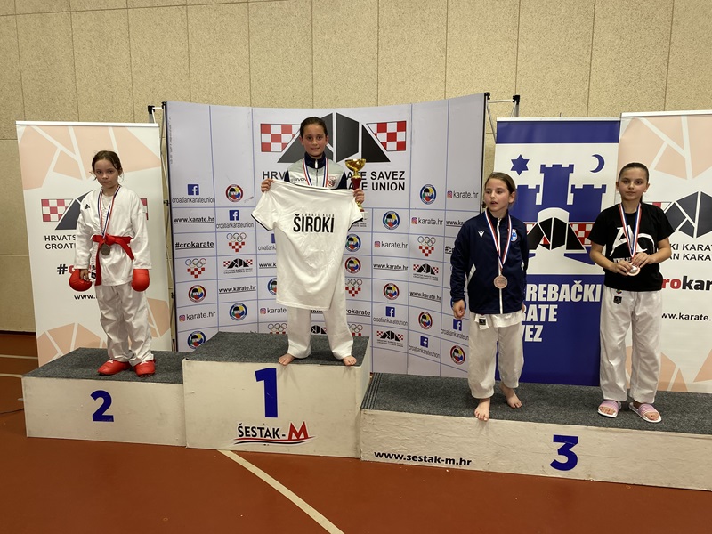 Osam medalja za natjecatelje Karate kluba ŠIROKI na Kupu Hrvatske