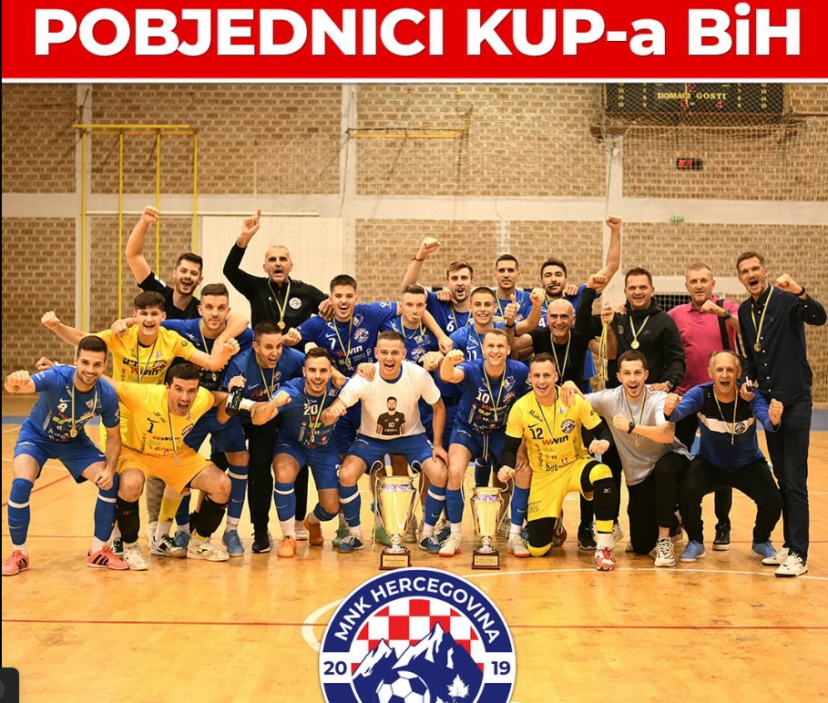 MNK Hercegovina ispisuje povijest u jednoj sezoni – Prva kruna Kupa BiH je u vitrini, iduća je prvenstva BiH
