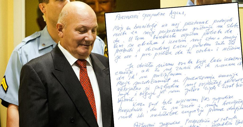 General HVO Milivoj Petković za privremenu slobodu prihvatio odgovornost za djela za koja je osuđen te izrazio kajanje