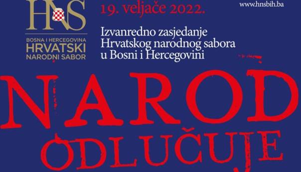 Čovićeva Udruga HNS pod sloganom “Narod odlučuje” uvlači svoj narod kao da je njihova odluka!