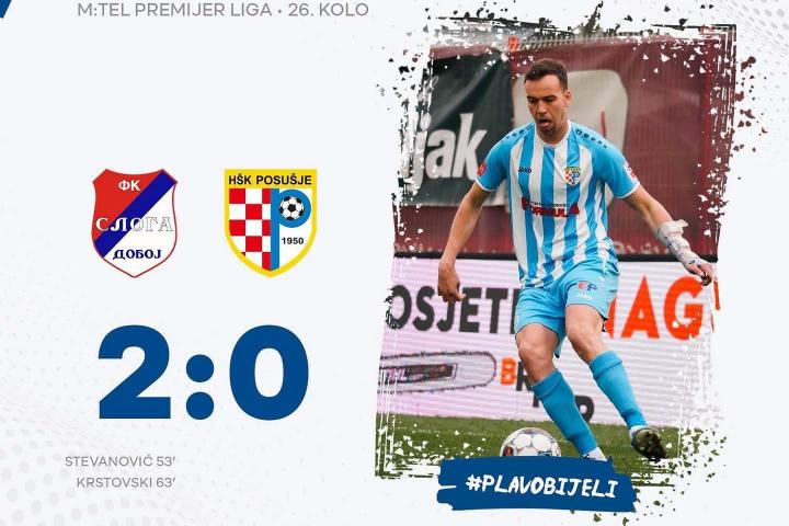 Poraz nogometaša Posušja na gostovanju kod Sloge
