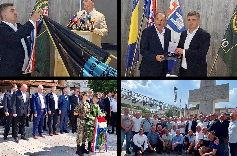 VIDEO: Predsjednik RH Zoran Milanović odlikovao Poskok bojnu, nitko ispred Grada i Županije nije došao!