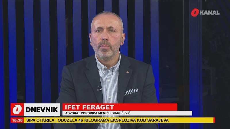 Ifet Feraget o slučajevima Memić i Dragičević: Opstrukcije dolaze iz tužilaštava i policije