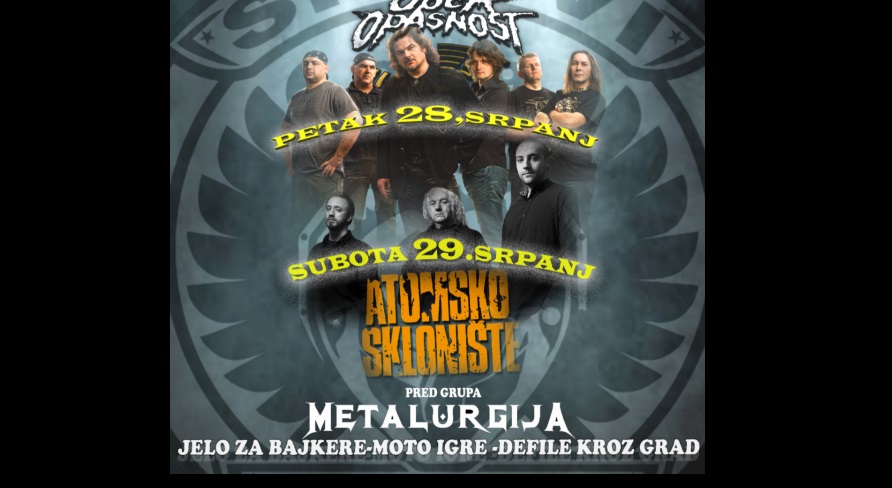 NAJAVA: Dva velika koncerta hrvatskih rock grupa Opće opasnosti i Atomskog skloništa u Posušju