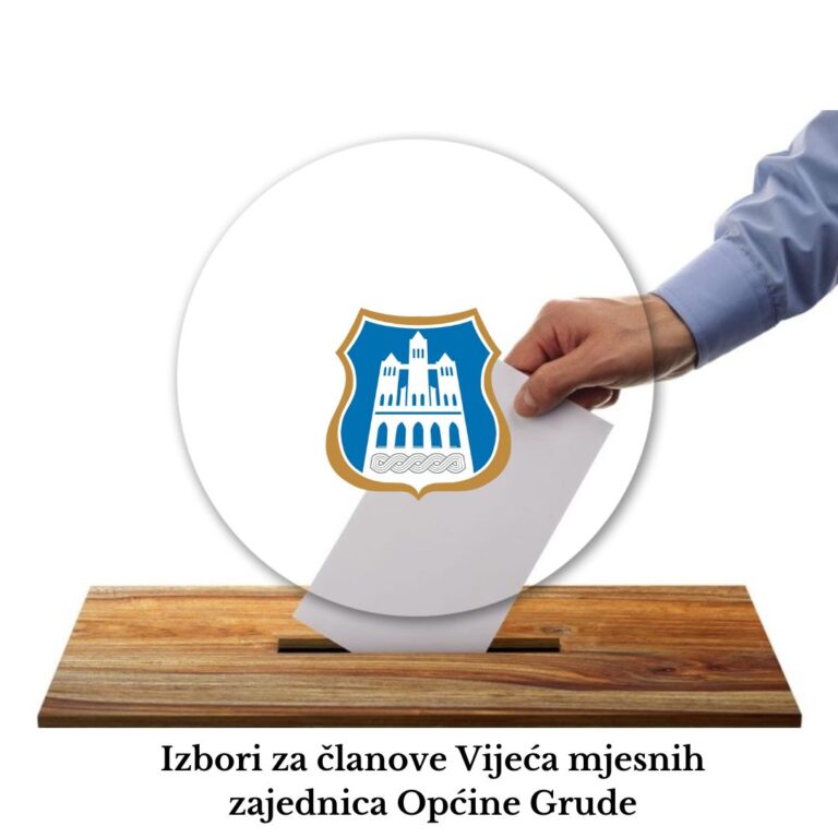 Izbori za članove Vijeća mjesnih zajednica Općine Grude