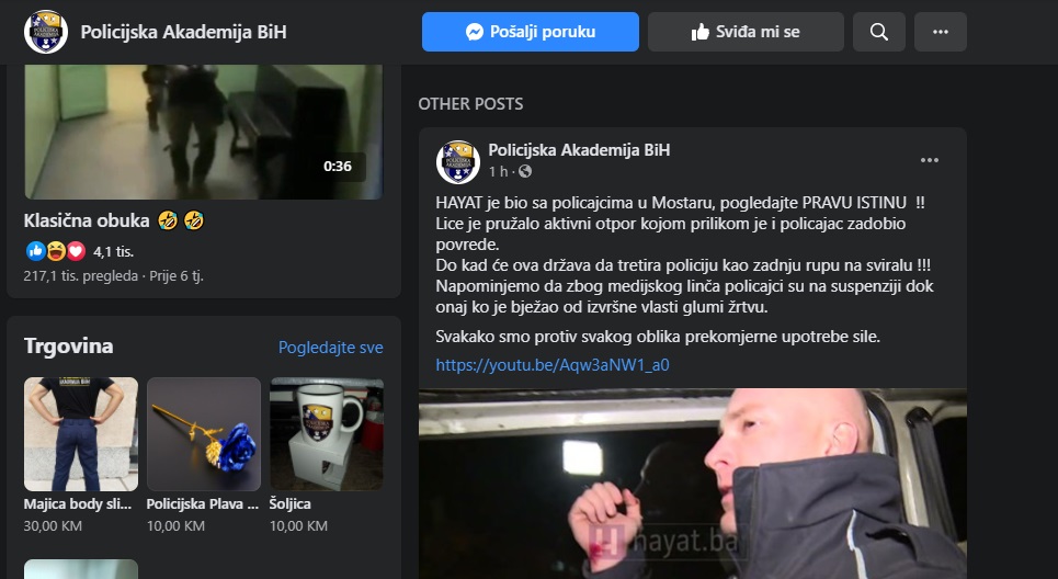 BOLESNO: Drotovi iz Policijske akademije BiH brane kolege i pretučenog dečka smatraju “glumcem”!
