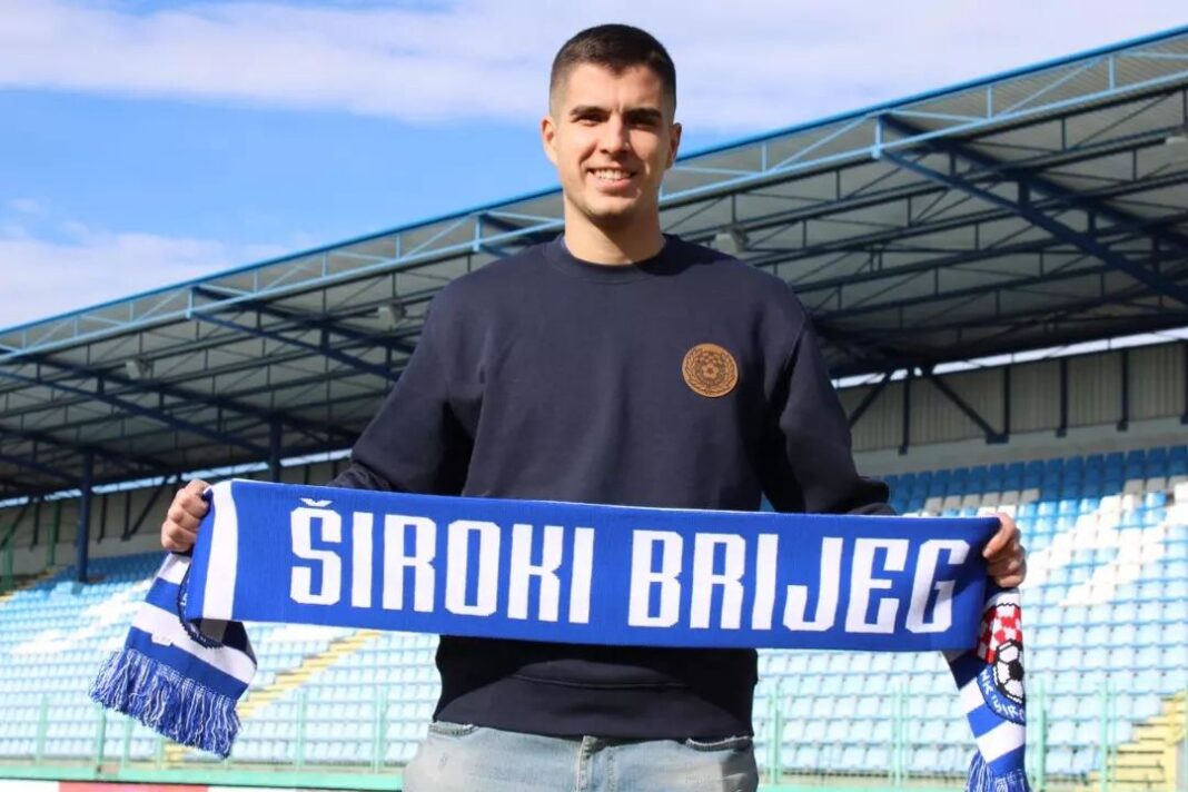 Splićanin Petar Bosančić potpisao suradnju s NK Široki Brijeg do kraja sezone
