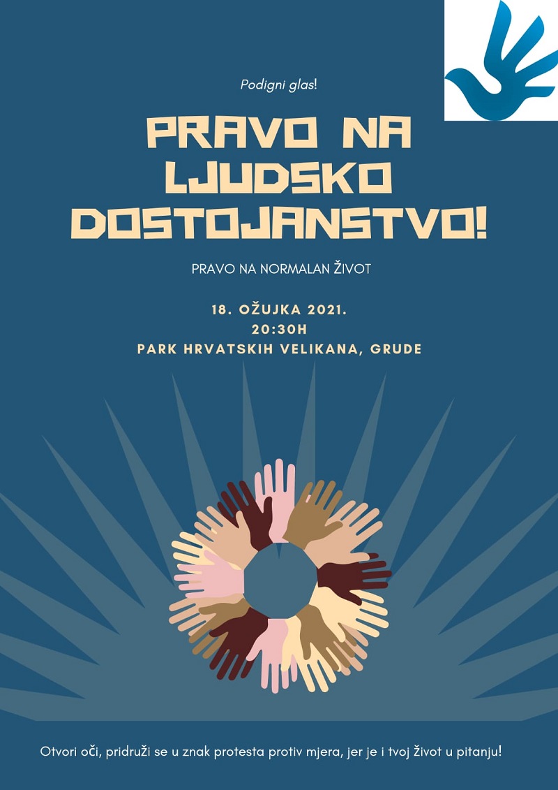 Grudama se širi poziv na prosvjede protiv novih mjera