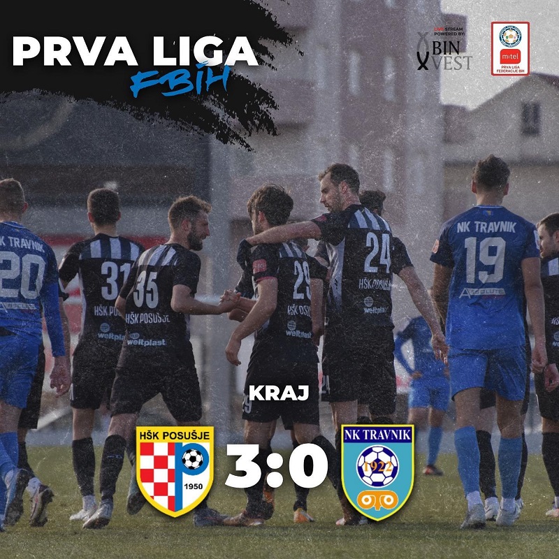 Posušje na svom tereni uvjerljivo savladao Travnik