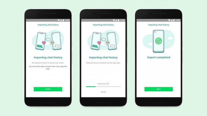 Napokon krenulo prebacivanje WhatsApp podataka s iPhonea na Android