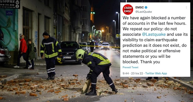 EMSC nakon potresa u BiH blokira korisnike: Ne pišite političke i uvredljive izjave