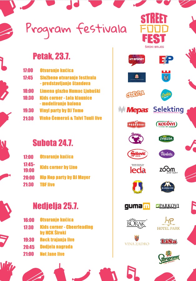 Sve je spremno za drugo izdanje Street Food Festa – donosimo detaljan trodnevni program