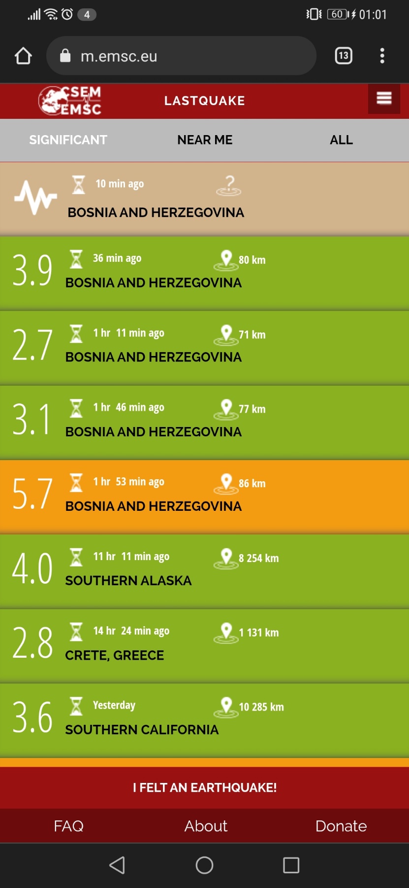 Nakon prvog, više od 30 zemljotresa tijekom noći u Hercegovini