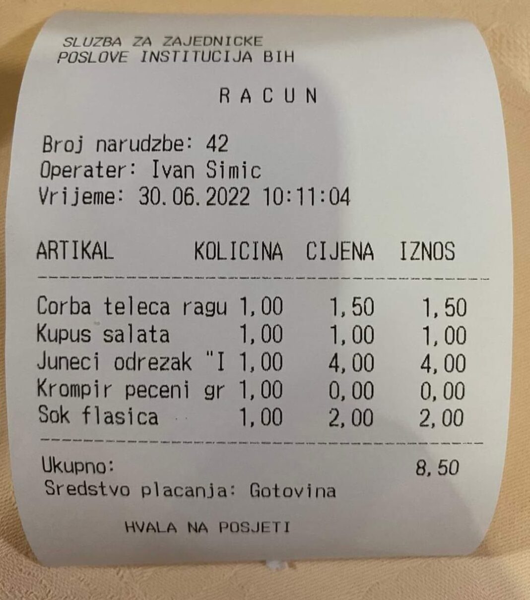 Dok bh. građani jedva spajaju kraj sa krajem: Evo gdje možete pojesti juneći odrezak za 4 KM