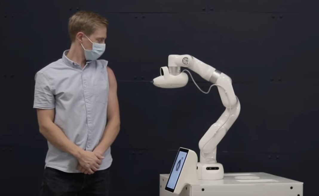 Pogledajte robota koji daje cjepivo bez igle i liječnika