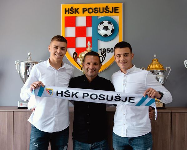 Stipe i Ante potpisali prvi profesionalni ugovor s HŠK Posušje