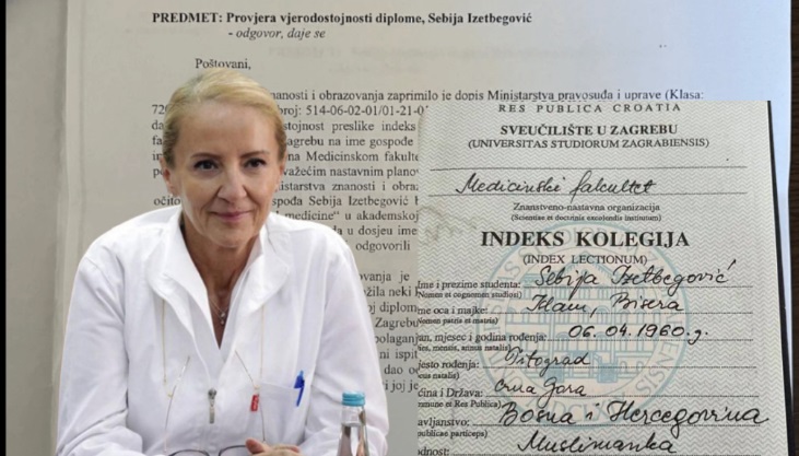 Nema više “gege” u menzu – Prema naredbi suda u Sarajevu oduzet indeks Sebije Izetbegović