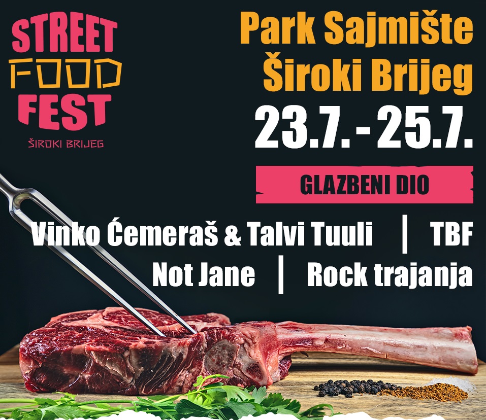Što ćemo moći kušati na ovogodišnjem Street Food Festu u Širokom Brijegu?