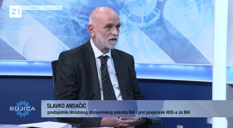 BUJICA TV: Bojnik Slavko Andačić o HOS-u, ćiriličaru Čoviću i Hrvatskom domovinskom pokretu BiH