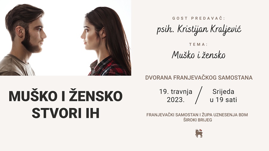 Psiholog Kristijan Kraljević otvara novi ciklus predavanja na Susretima mladih na Brijegu